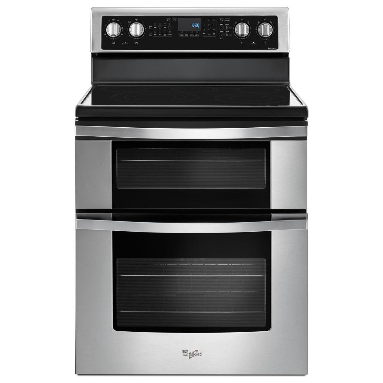 Whirlpool WGE745C0FS 6.7 Cu. Ft. Electric Double Oven Range with True